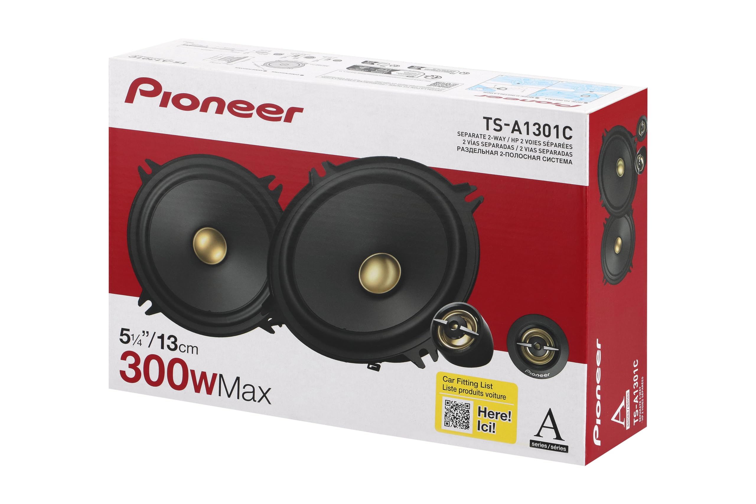 Foto 5 pulgar | Altavoces Para Coche Pioneer Ts-a1301c, Componente De 2 Vías, 5,25 Pulgadas - Venta Internacional.