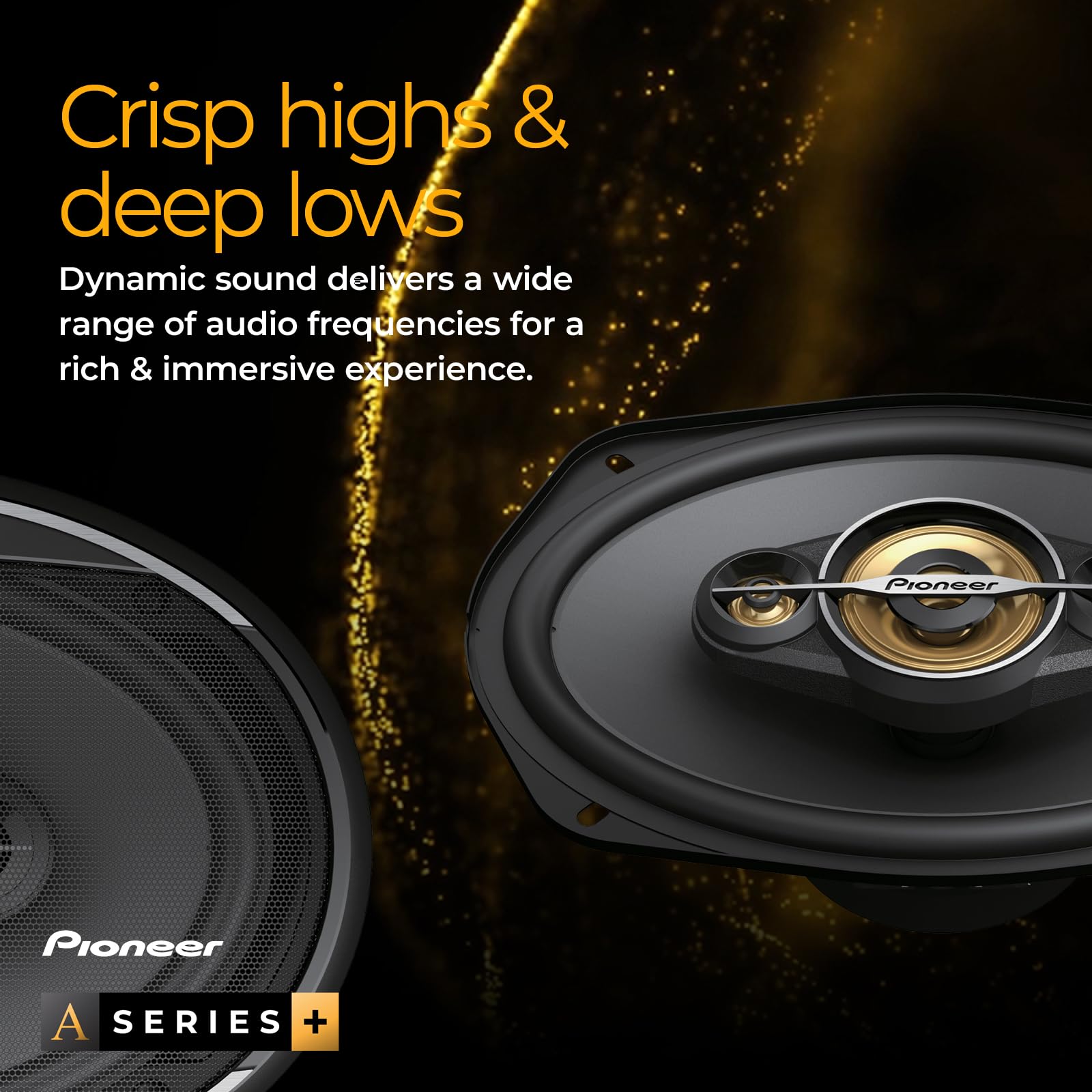 Foto 4 | Altavoces De Audio Para Coche Pioneer Ts-a6901c, Componente De 2 Vías - Venta Internacional.