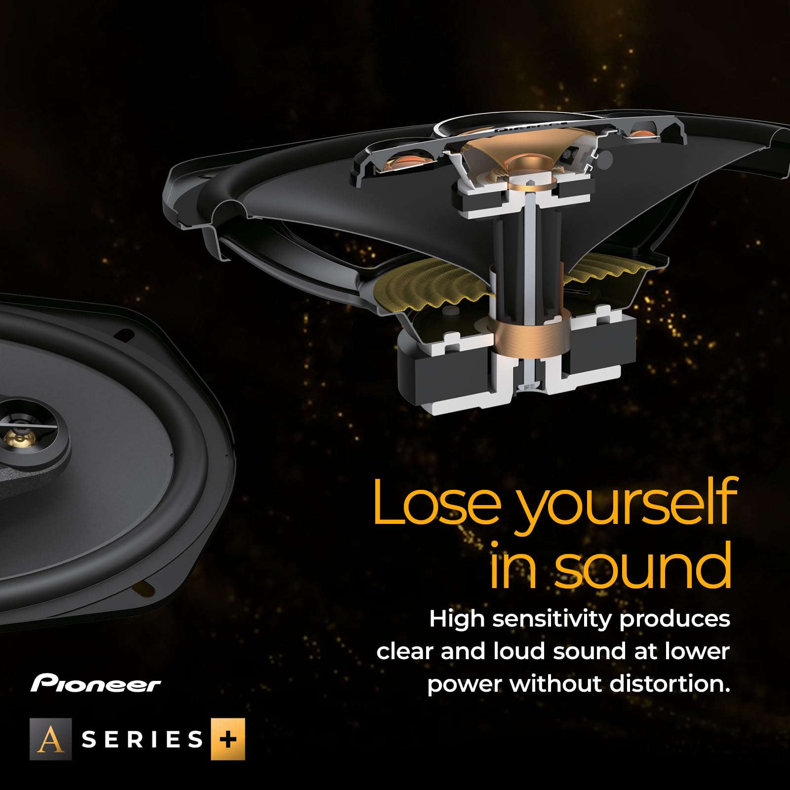 Foto 5 | Altavoces De Audio Para Coche Pioneer Ts-a6901c, Componente De 2 Vías - Venta Internacional.
