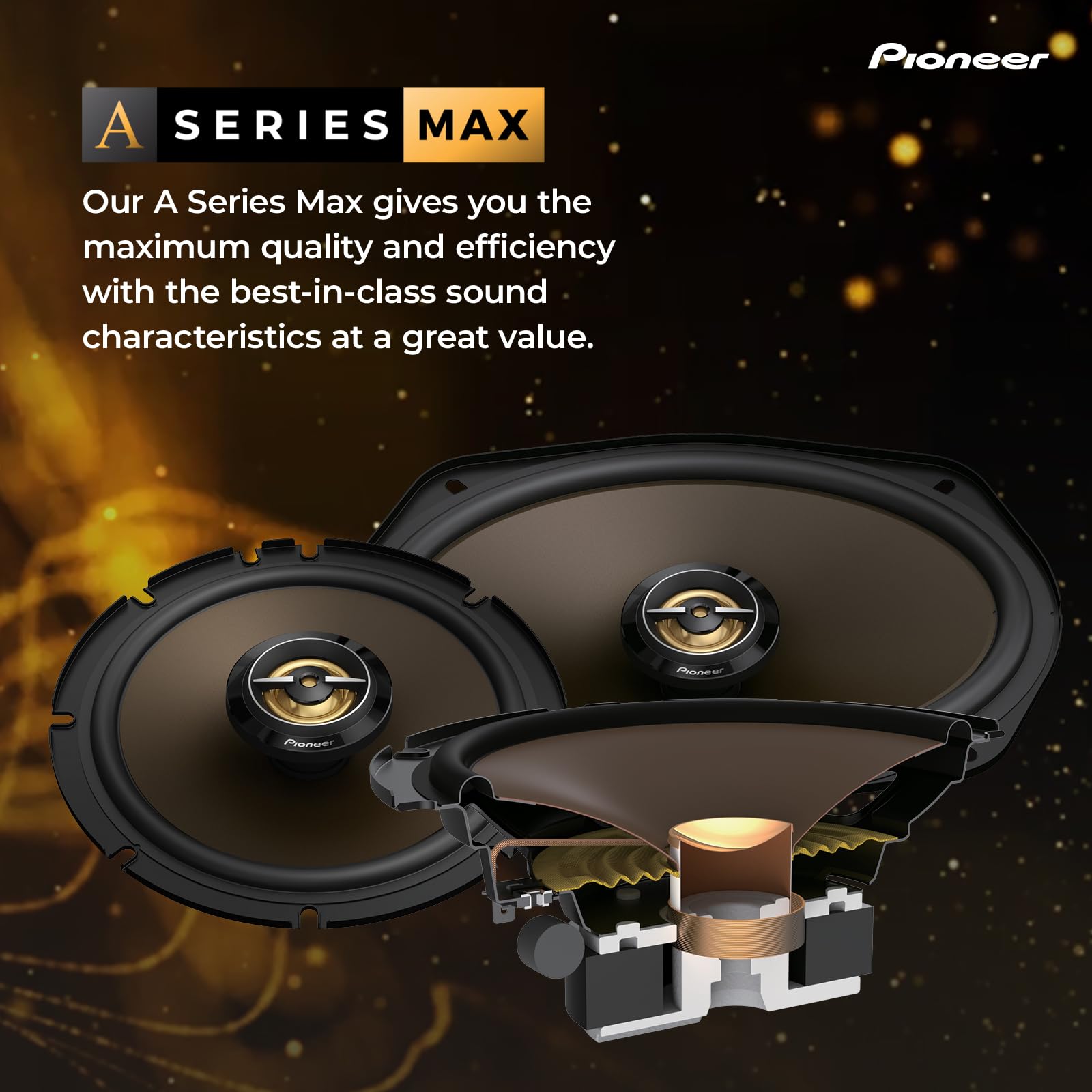 Foto 3 pulgar | Altavoces Para Coche Pioneer A-series Max Ts-a693fh 6x9'' - Venta Internacional.