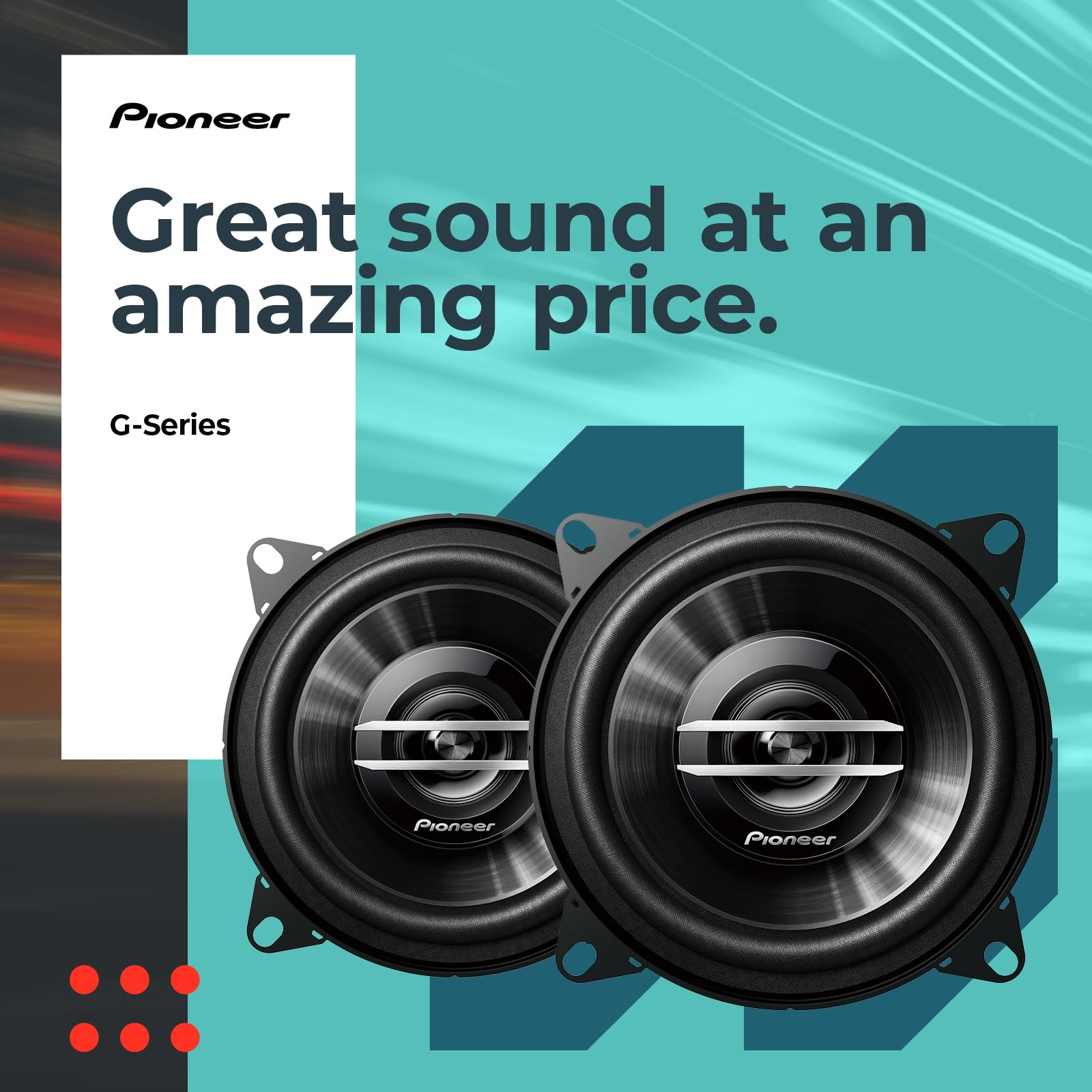Foto 2 | Altavoces Para Coche Pioneer Ts-g1020s 4, 2 Vías, 210 W De Potencia Máxima - Venta Internacional.