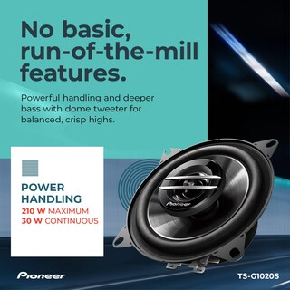 Foto 4 | Altavoces Para Coche Pioneer Ts-g1020s 4, 2 Vías, 210 W De Potencia Máxima - Venta Internacional.