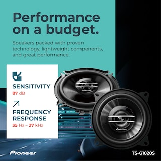 Foto 5 | Altavoces Para Coche Pioneer Ts-g1020s 4, 2 Vías, 210 W De Potencia Máxima - Venta Internacional.