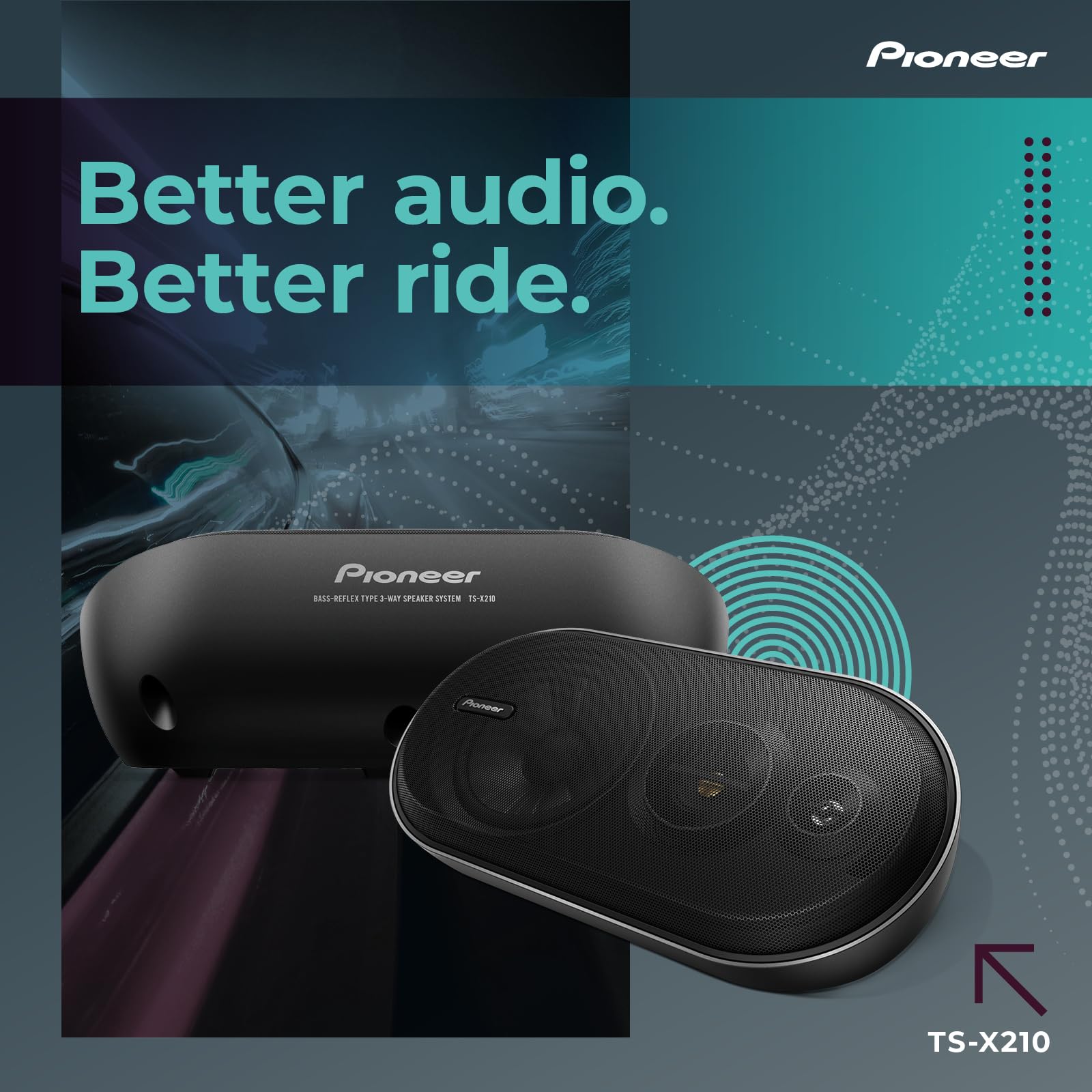 Foto 3 pulgar | Altavoces para Coche Pioneer Ts-x210 Montaje en Superficie de 3 Vías 100 W  Par - Venta Internacional