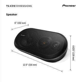Foto 6 | Altavoces para Coche Pioneer Ts-x210 Montaje en Superficie de 3 Vías 100 W Par - Venta Internacional