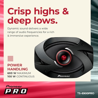 Foto 4 | Altavoces para Coche Pioneer Ts-6900pro 2 Vías 6x9 - Venta Internacional
