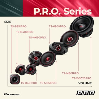 Foto 6 | Altavoces para Coche Pioneer Ts-6900pro 2 Vías 6x9 - Venta Internacional