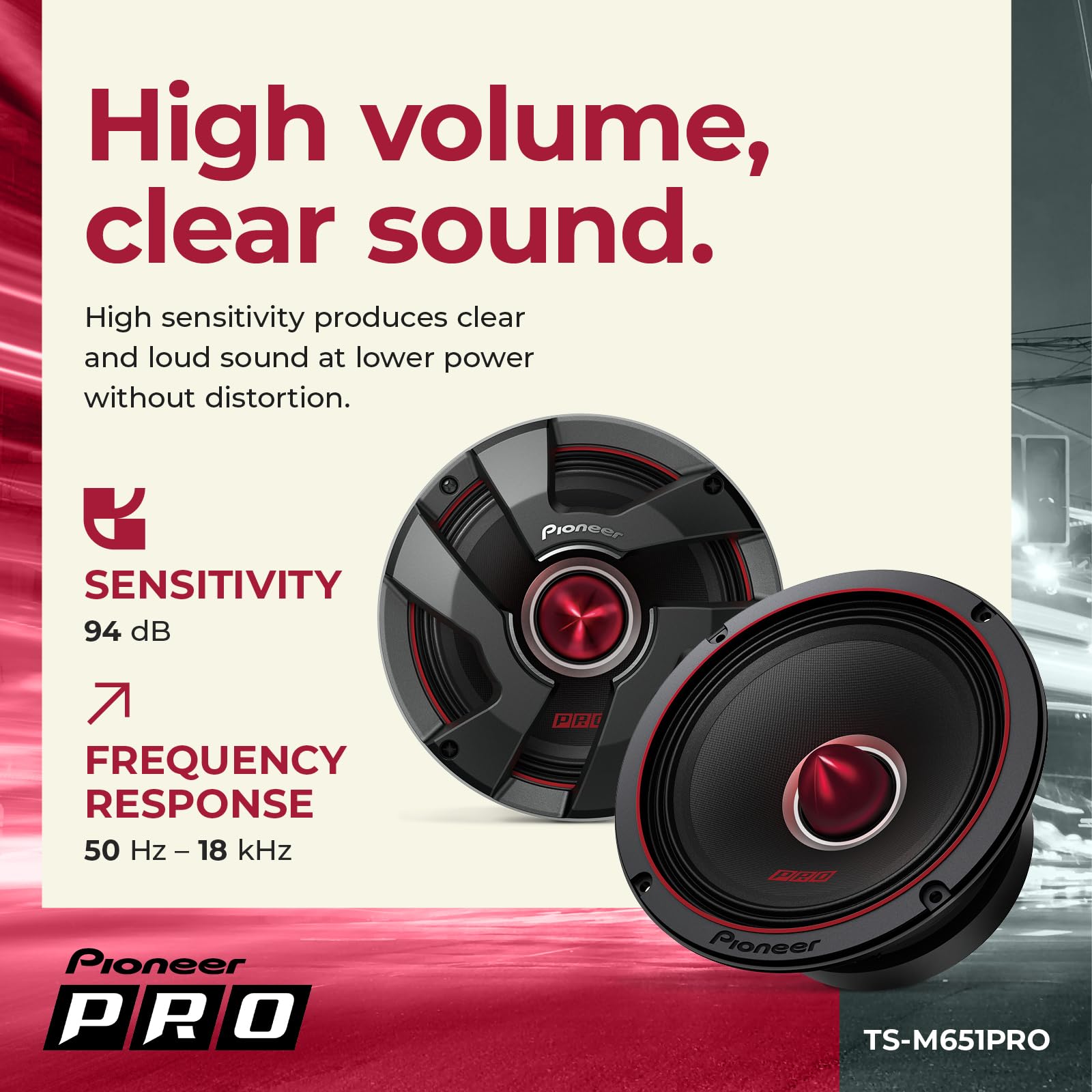 Foto 6 pulgar | Altavoces para Coche Pioneer Ts-m651pro 6.5 Pulgadas - Venta Internacional
