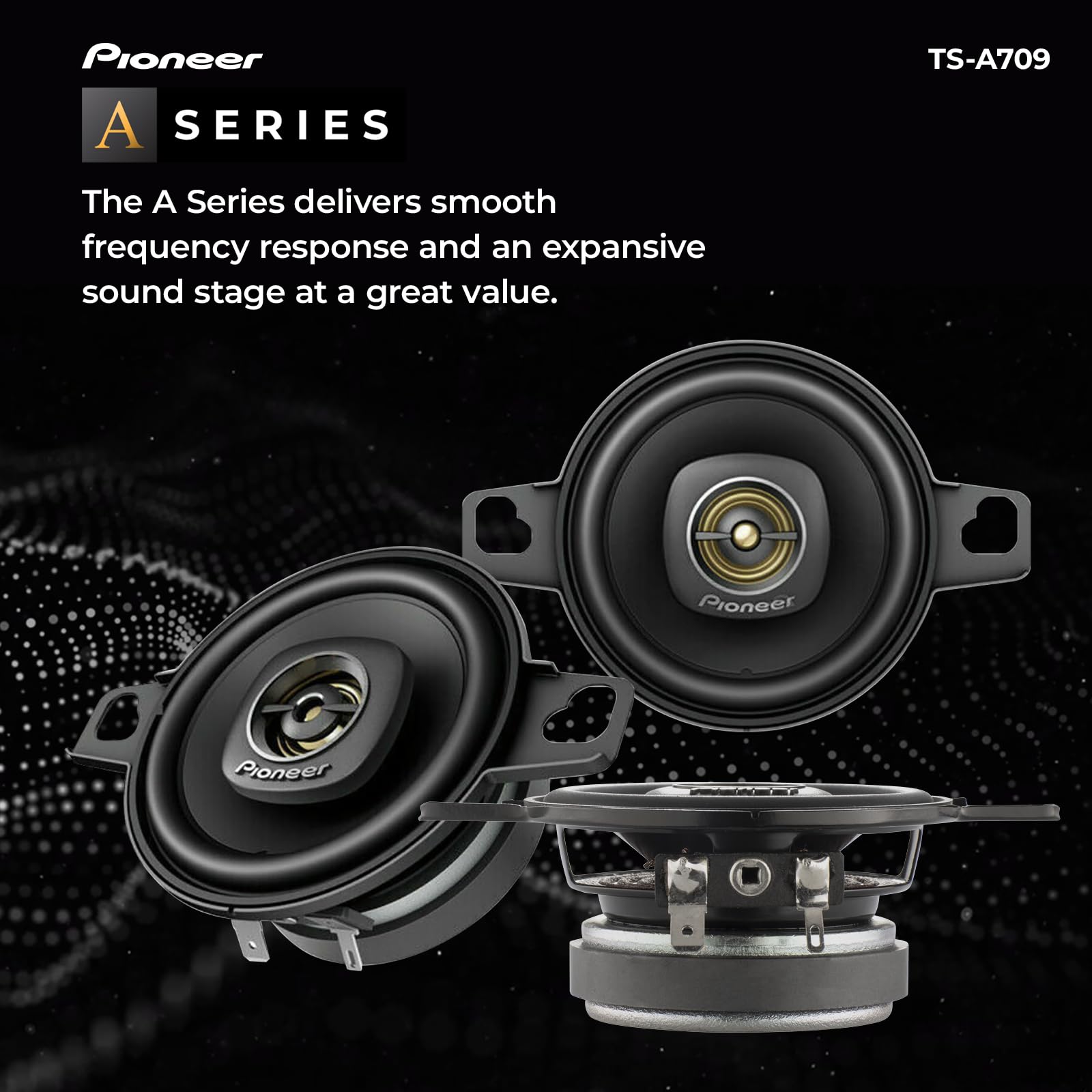 Foto 3 pulgar | Altavoces para Coche Pioneer Ts-a709 de 2 Vías Coaxiales de 2,75 Pulgadas - Venta Internacional