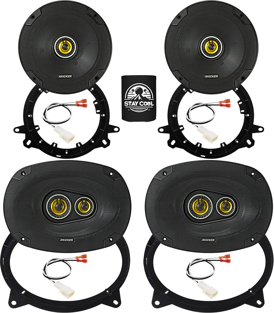 Kit De Mejora De Altavoces Kicker Serie Cs De 6 X 9 Y 6.5 Pulgadas Para Toyota - Venta Internacional.