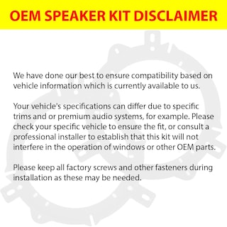 Foto 6 | Set de Altavoces Kicker para Ford Focus 2012-2018-Venta Internacional