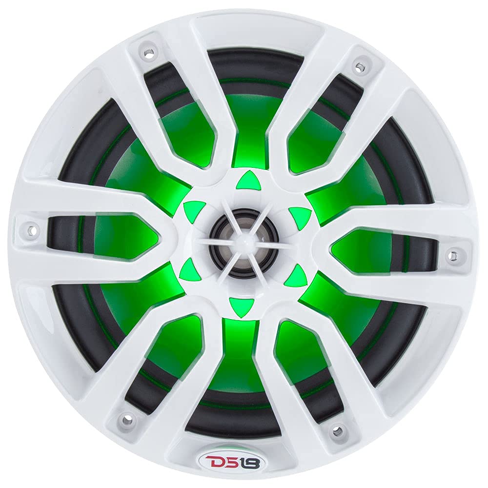 Foto 7 pulgar | Altavoz Marino Ds18 Nxl8 Blanco De 8 Cm, 2 Vías Y 375 W Con Led Rgb - Venta Internacional.