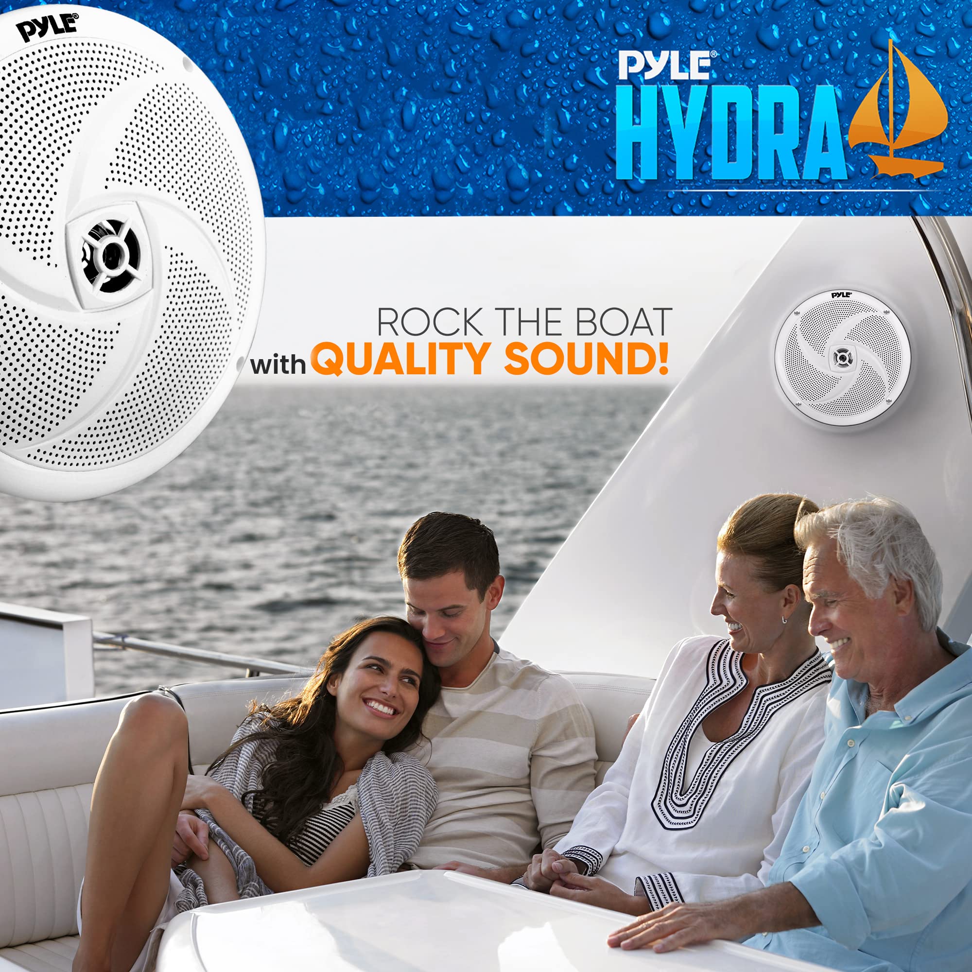 Foto 8 pulgar | Altavoces Pyleusa Para Vehículos Marinos, 8 Pulgadas, 320 W, 4 Ohmios, Impermeables - Venta Internacional.