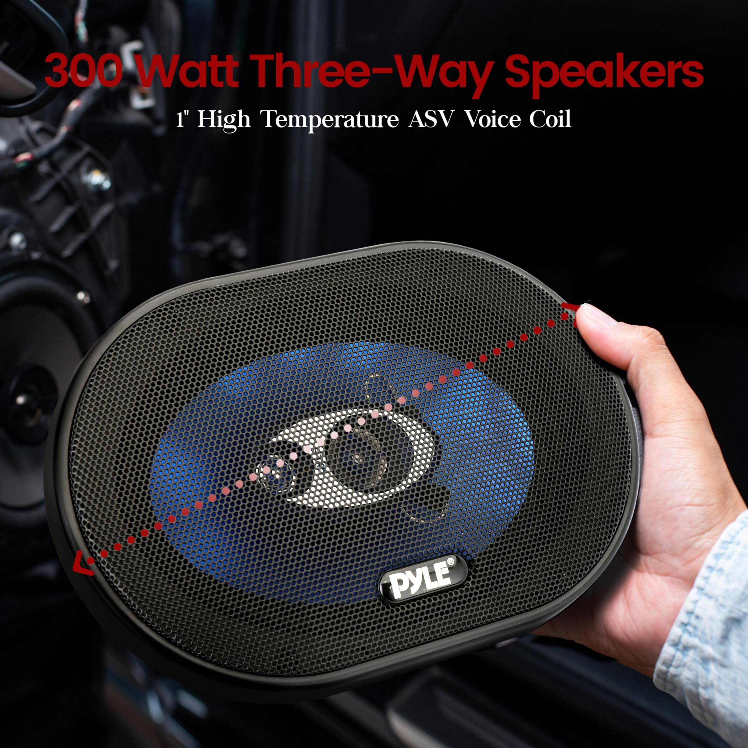 Foto 3 pulgar | Altavoz Pyle Pl573bl Para Coche, 5 X 7, 300 W, 4 Ohmios, 3 Vías - Venta Internacional.