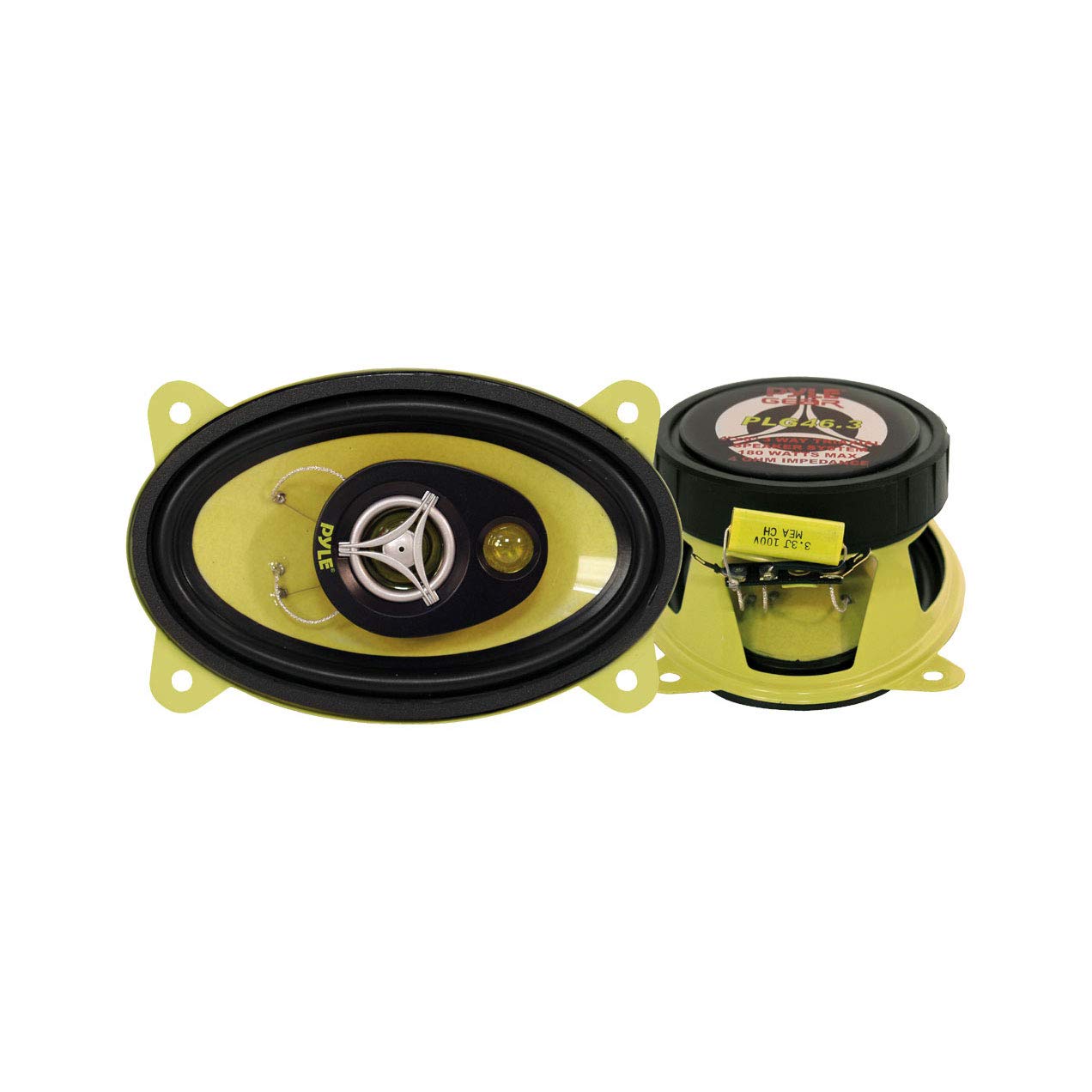 Altavoz Para Coche Pyle Three-way System-pro De 4 X 6 Pulgadas, 180 W, 4 Ohmios (par) - Venta Internacional. $1,922