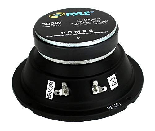 Foto 5 pulgar | Altavoz De Audio Para Coche De Gama Media Pyle Pdmr6, 6.5 Pulgadas, 300 W, 8 Ohmios - Venta Internacional.
