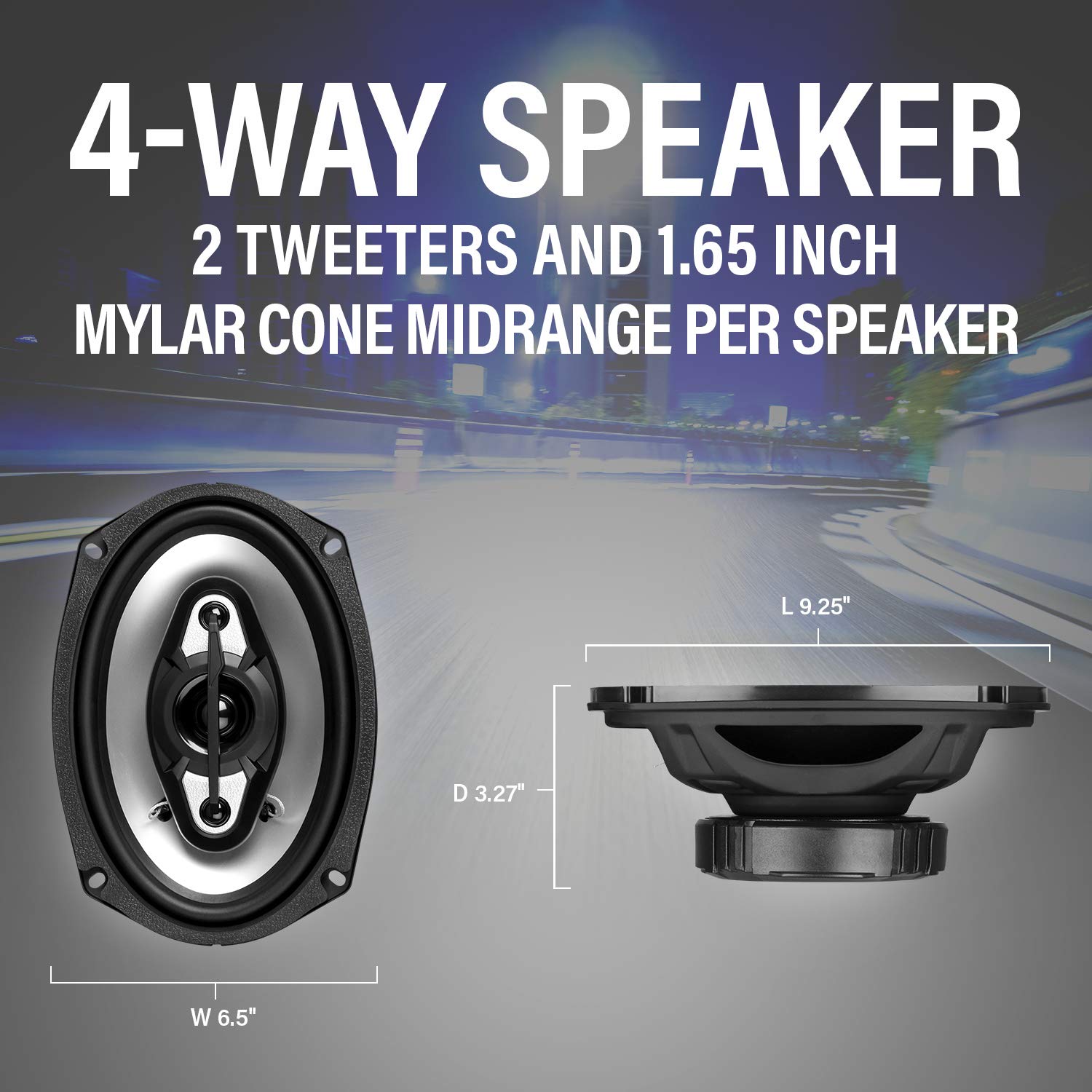 Foto 5 pulgar | Altavoces Para Puertas De Coche Boss Audio Systems Nx694 Onyx 6x9 - Venta Internacional.