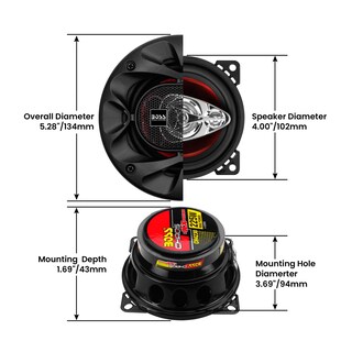 Foto 6 | Altavoces Para Puertas De Coche Boss Audio Systems Ch4230 Chaos Extreme - Venta Internacional.