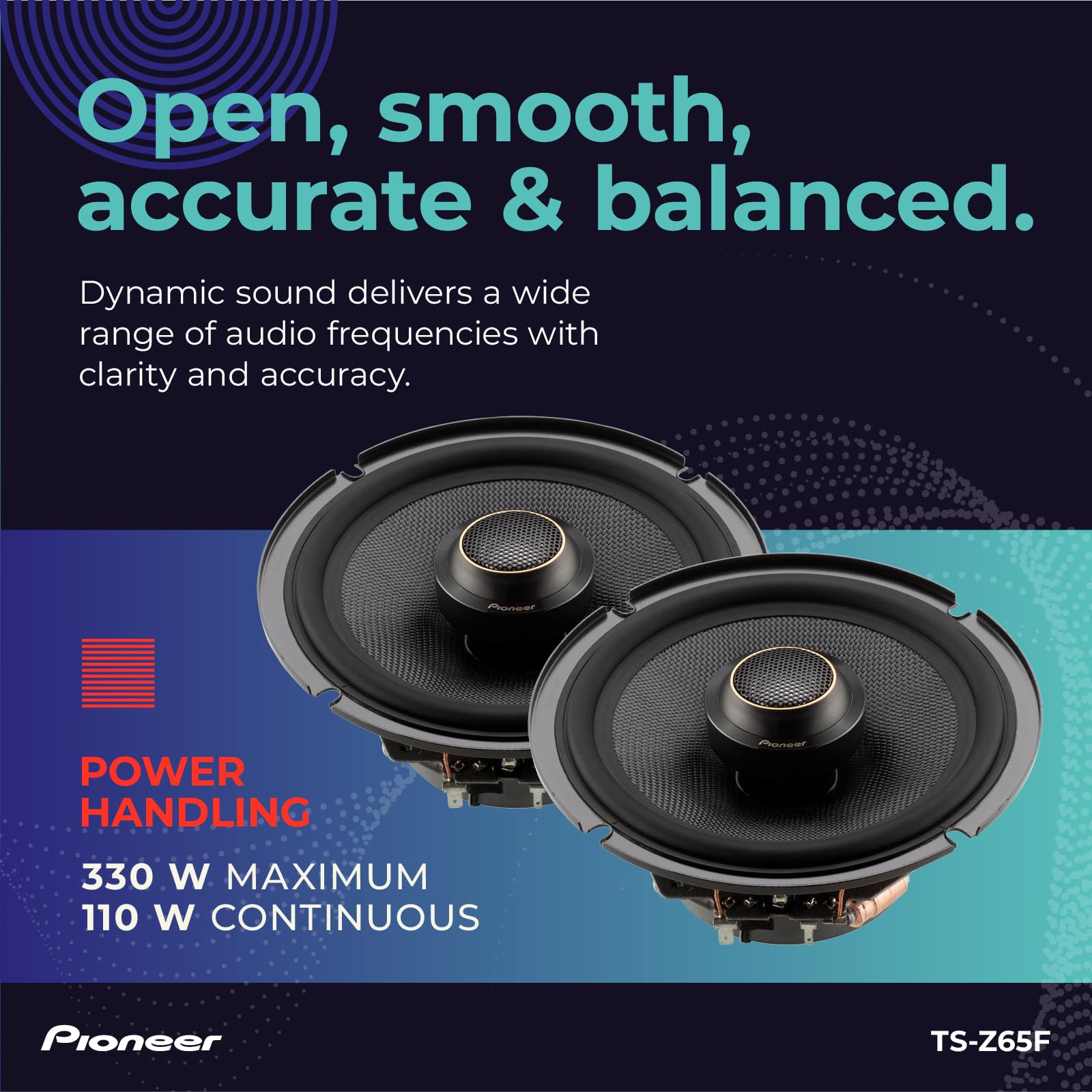 Foto 5 pulgar | Altavoces Para Coche Pioneer Ts-z65f De 2 Vías Coaxiales 6.5 - Venta Internacional.
