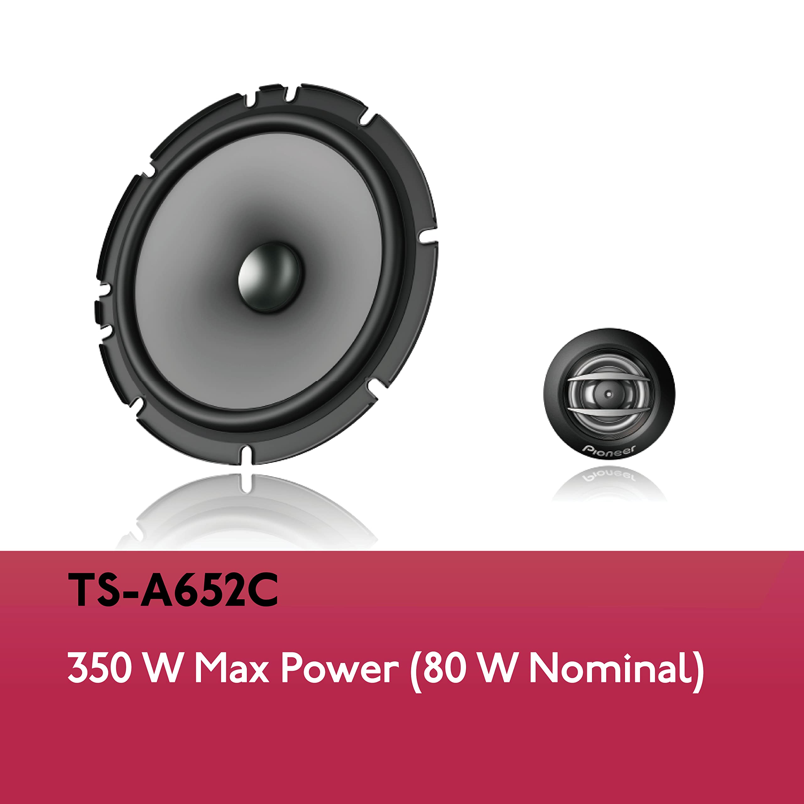Foto 2 | Altavoces Para Coche Pioneer Ts-a652c, 2 Vías, 6.5 Pulgadas, Rango Completo - Venta Internacional.