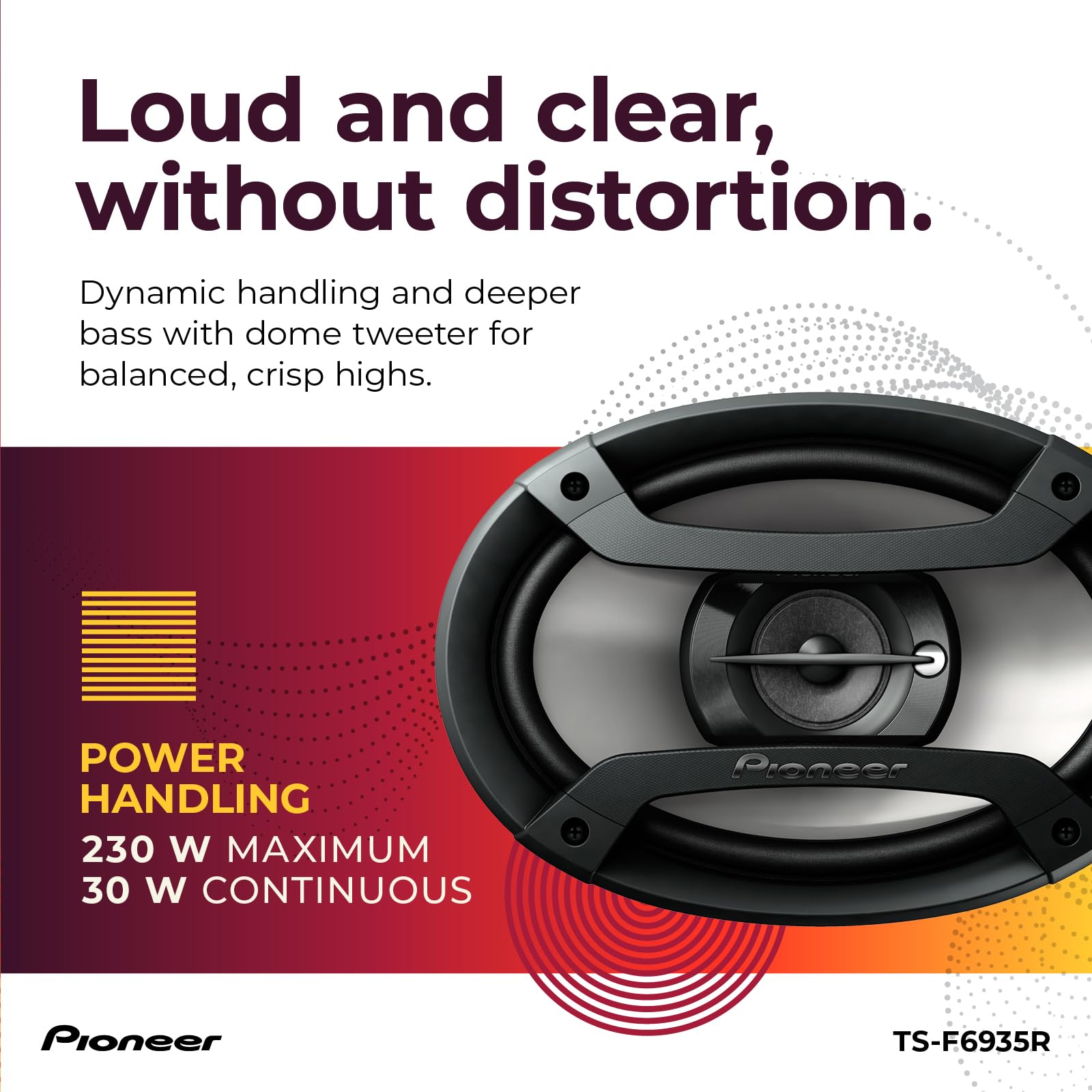 Foto 5 pulgar | Altavoces Pioneer Ts-f6935r 230 w-Venta Internacional