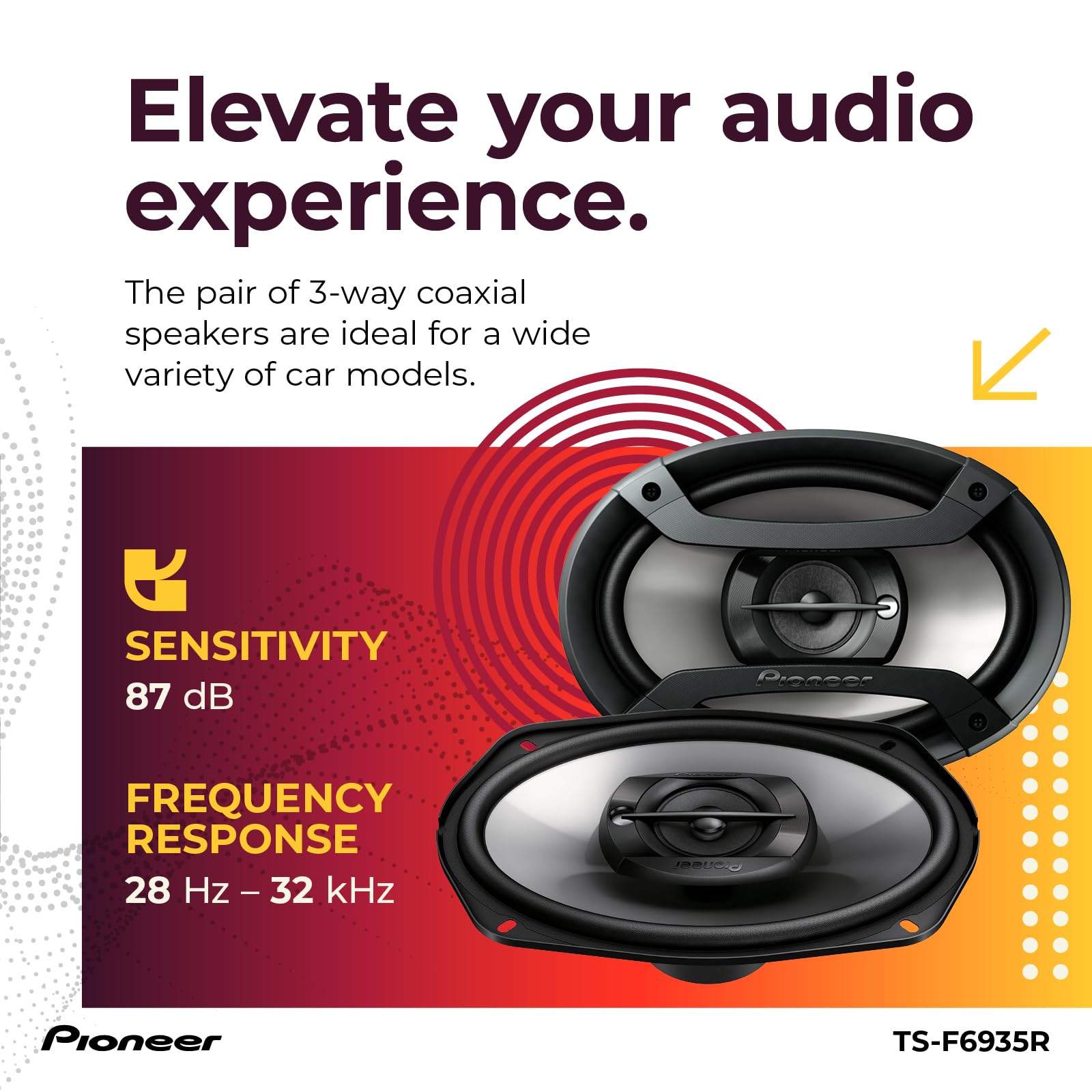 Foto 5 | Altavoces Pioneer Ts-f6935r 230 w-Venta Internacional