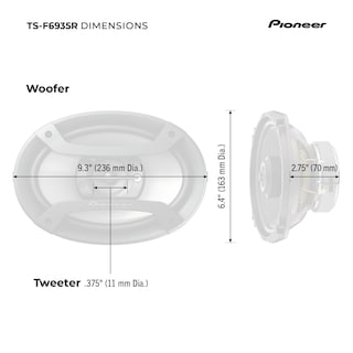 Foto 6 | Altavoces Pioneer Ts-f6935r 230 w-Venta Internacional