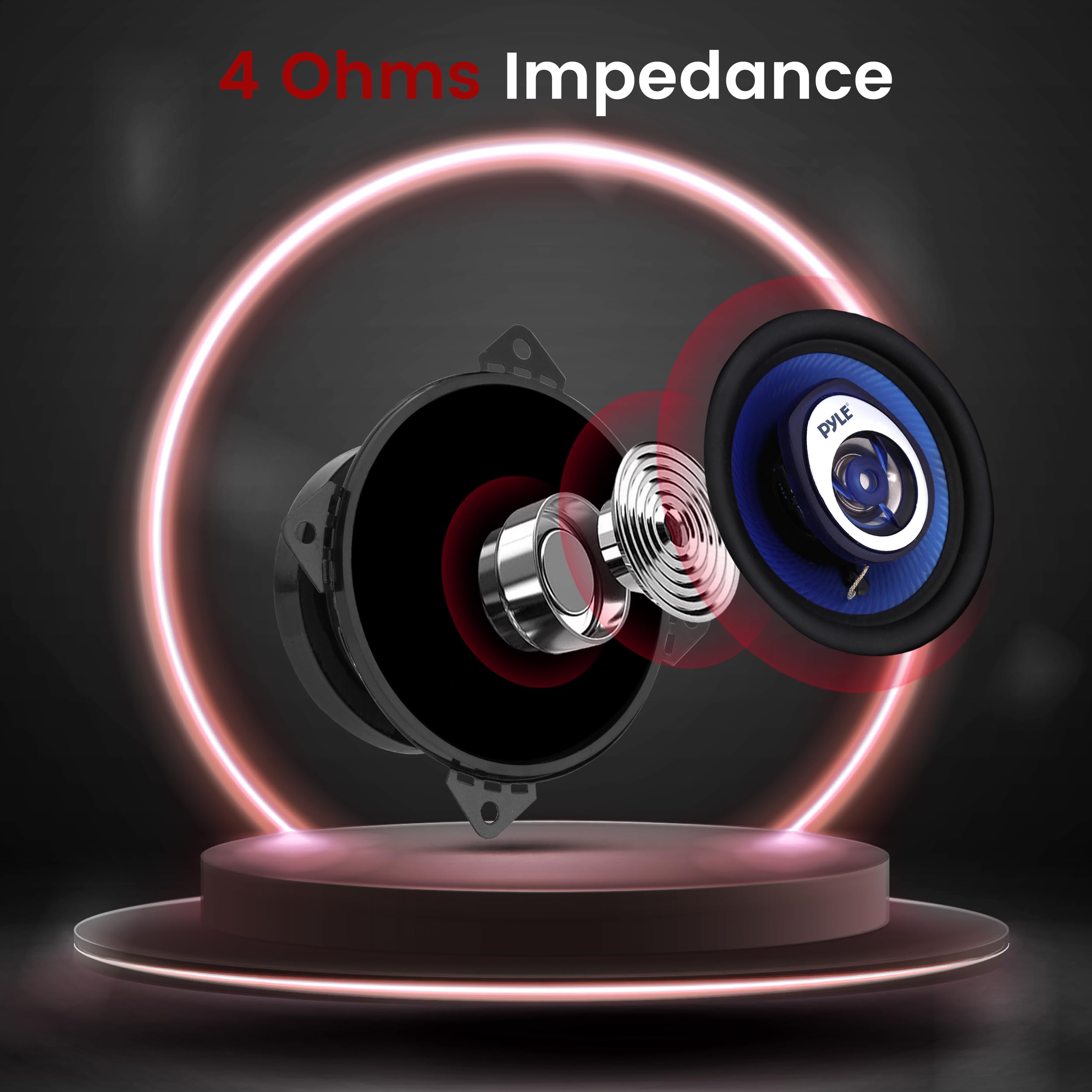 Foto 6 pulgar | Altavoz De Sonido Para Coche Pyle De 5.25 Pulgadas, Azul Polivinílico Mejorado, 200 W, 4 Ohmios - Venta Internacional.