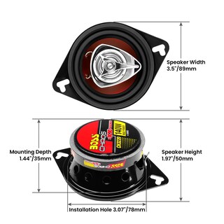 Foto 5 | Altavoces Para Puerta De Coche Boss Audio Systems Ch3220 3.5 Pulgadas 140 W - Venta Internacional.