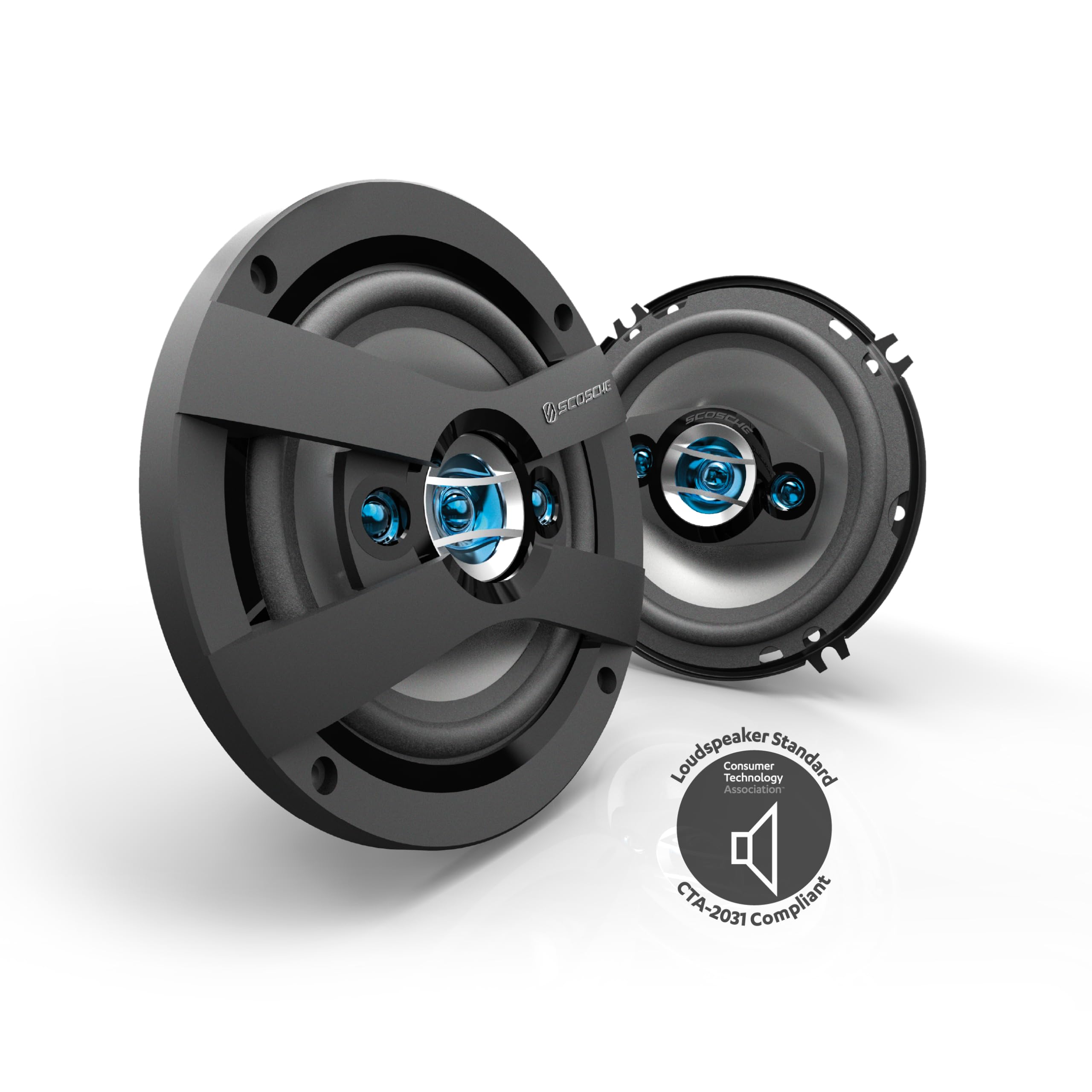 Foto 3 pulgar | Altavoces Para Puerta De Coche Scosche Hd6504 6.5, 4 Vías, 200 W, 1 Par - Venta Internacional.