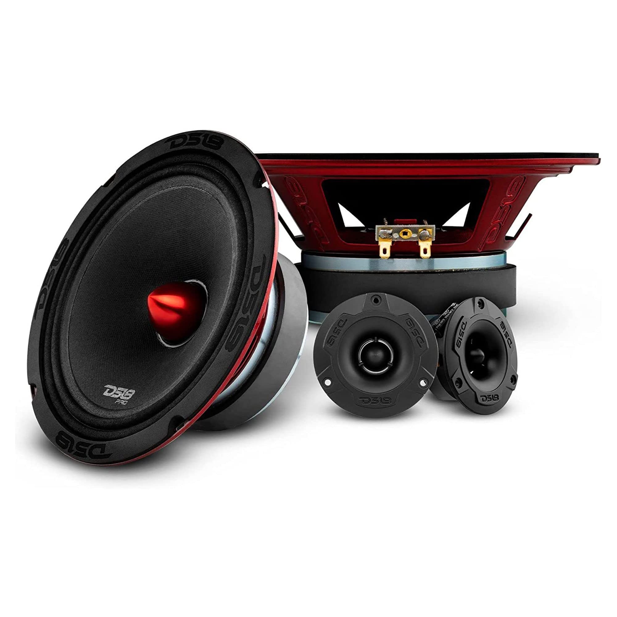 Foto 2 | Paquete De Altavoces Para Coche Ds18 De Gama Media  Tweeters De 6.5 Pulgadas Y 1 Pulgada - Venta Internacional.