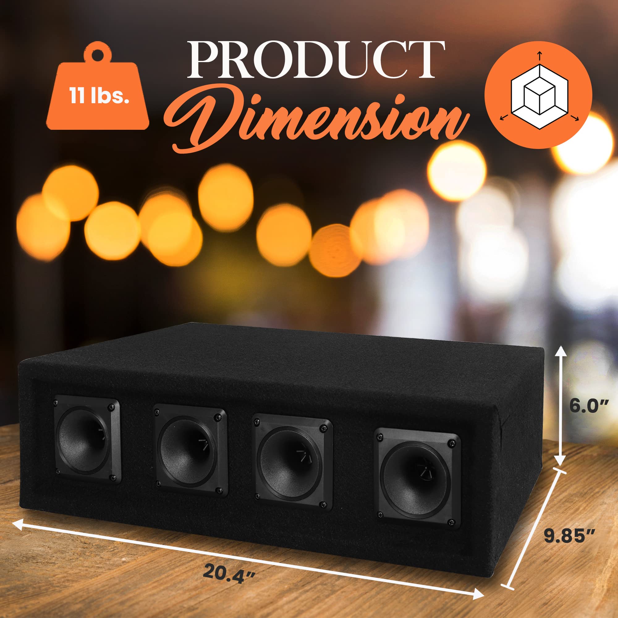 Foto 4 pulgar | Sistema De Altavoces Para Dj Pyle-pro De 4 Vías  300 W De Potencia  150 W Rms  Negro - Venta Internacional.