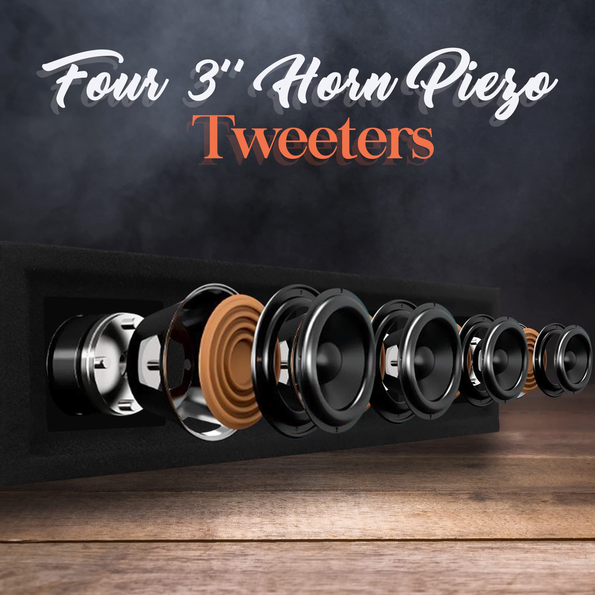 Foto 7 pulgar | Sistema De Altavoces Para Dj Pyle-pro De 4 Vías  300 W De Potencia  150 W Rms  Negro - Venta Internacional.
