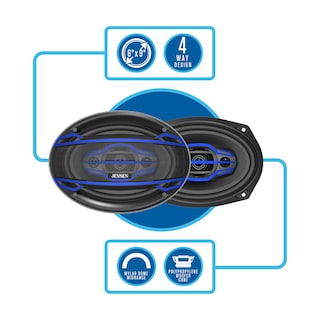 Foto 2 | Altavoz Jensen 2 Piezas 400 W-Venta Internacional