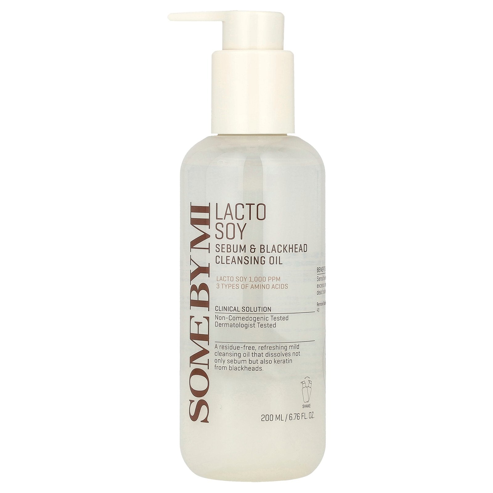 Foto 2 pulgar | Aceite Limpiador Some By Mi Lacto Soja Sebum & Blackhead 200 Ml - Venta Internacional.