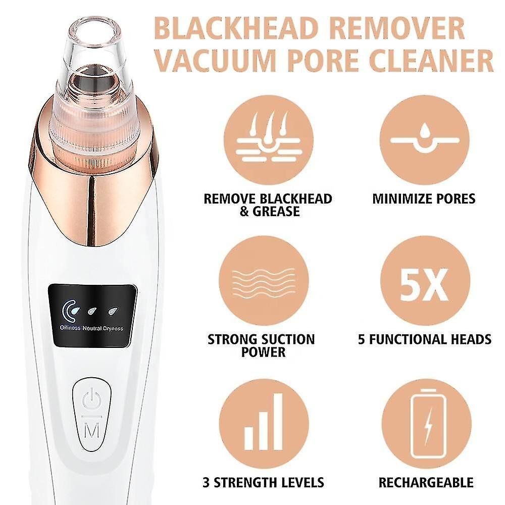 Foto 4 pulgar | Limpiador Facial  Extractor De Puntos Negros  Aspiradora De Poros Recargable - Venta Internacional.