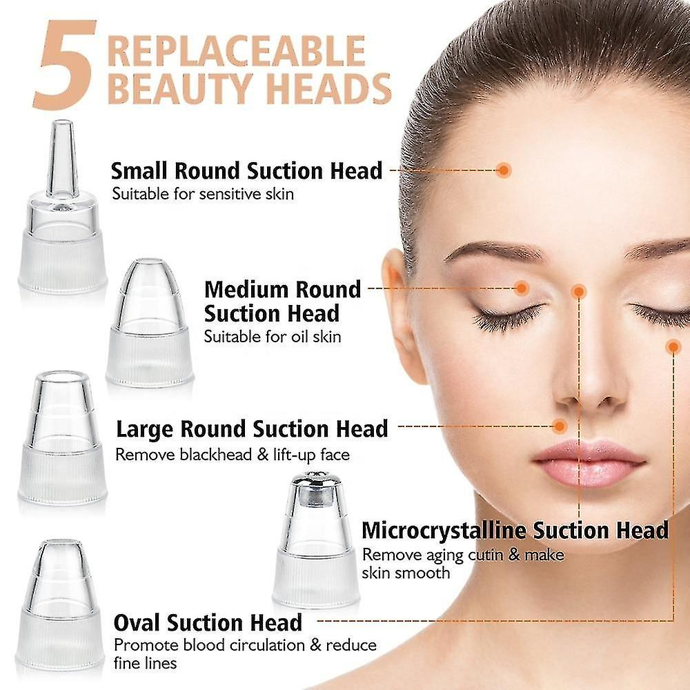 Foto 5 pulgar | Limpiador Facial  Extractor De Puntos Negros  Aspiradora De Poros Recargable - Venta Internacional.