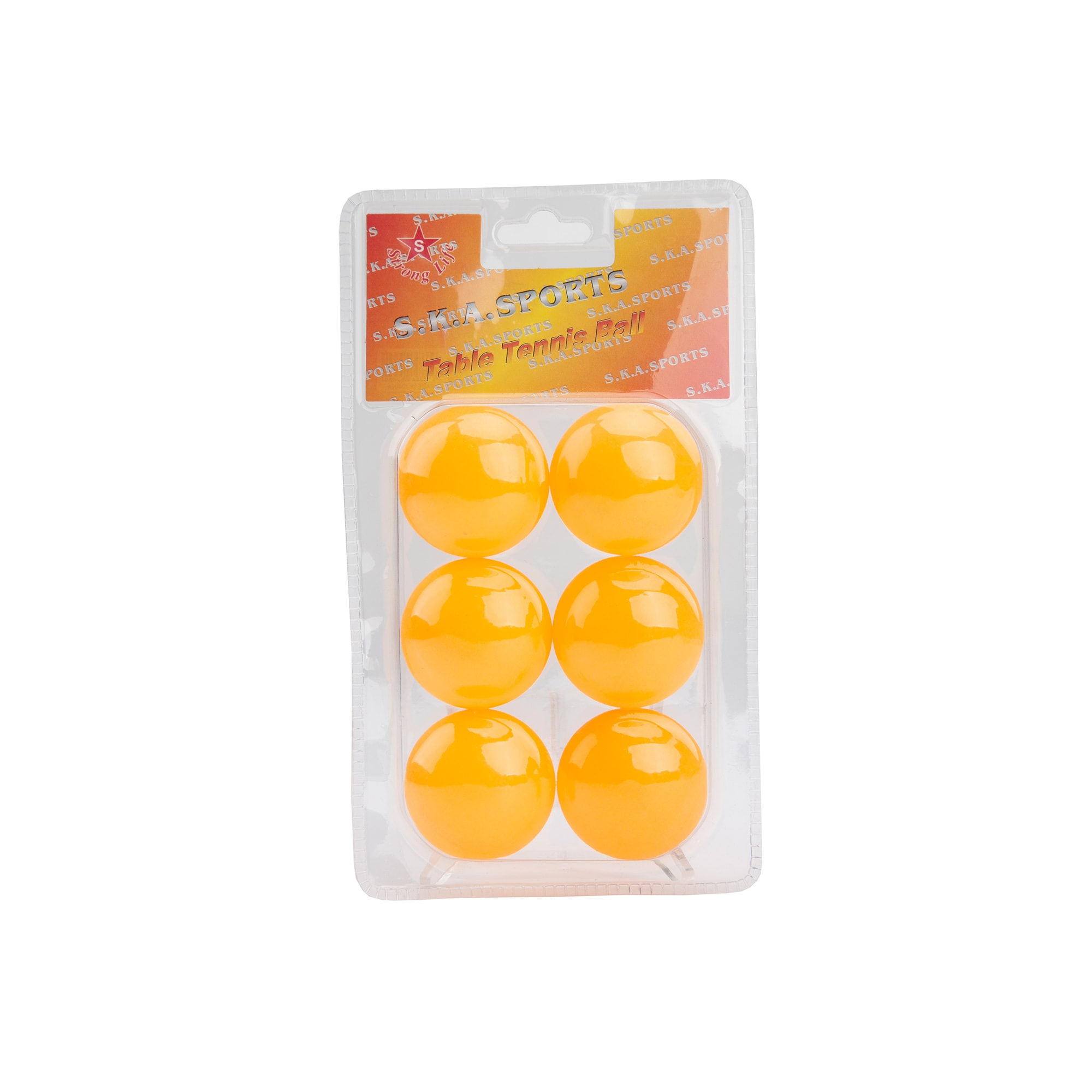 Pelotas de Ping Pong Best color Naranja de Plástico 6 Piezas $149