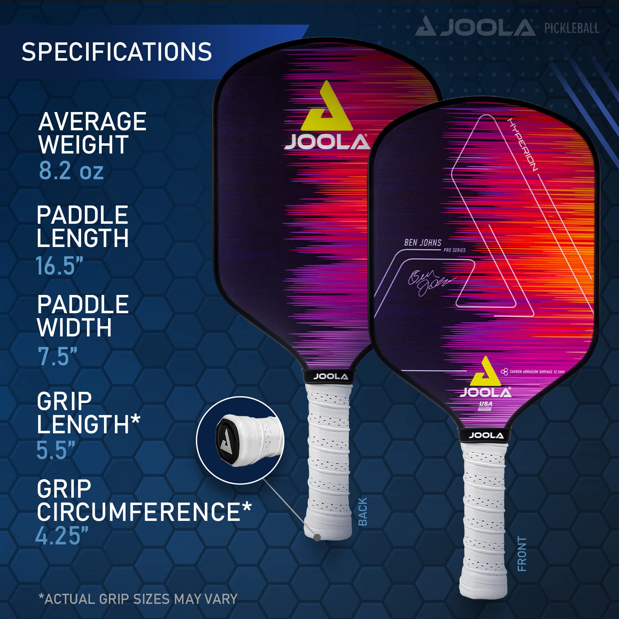 Foto 6 pulgar | Paleta De Pickleball Joola Ben Johns Hyperion Cas 13.5 Usapa - Venta Internacional.