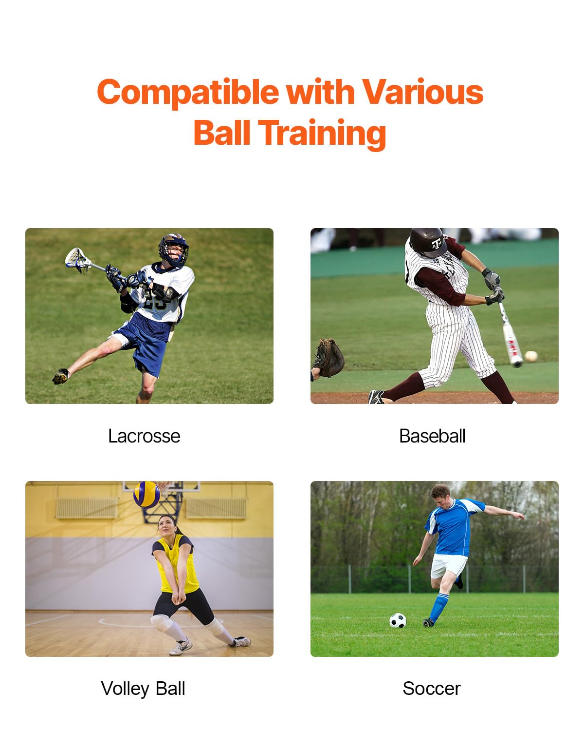 Foto 7 pulgar | Reboteador De Lacrosse Vevor, Resistente, 5 X 7 Pies Con Target Net - Venta Internacional.