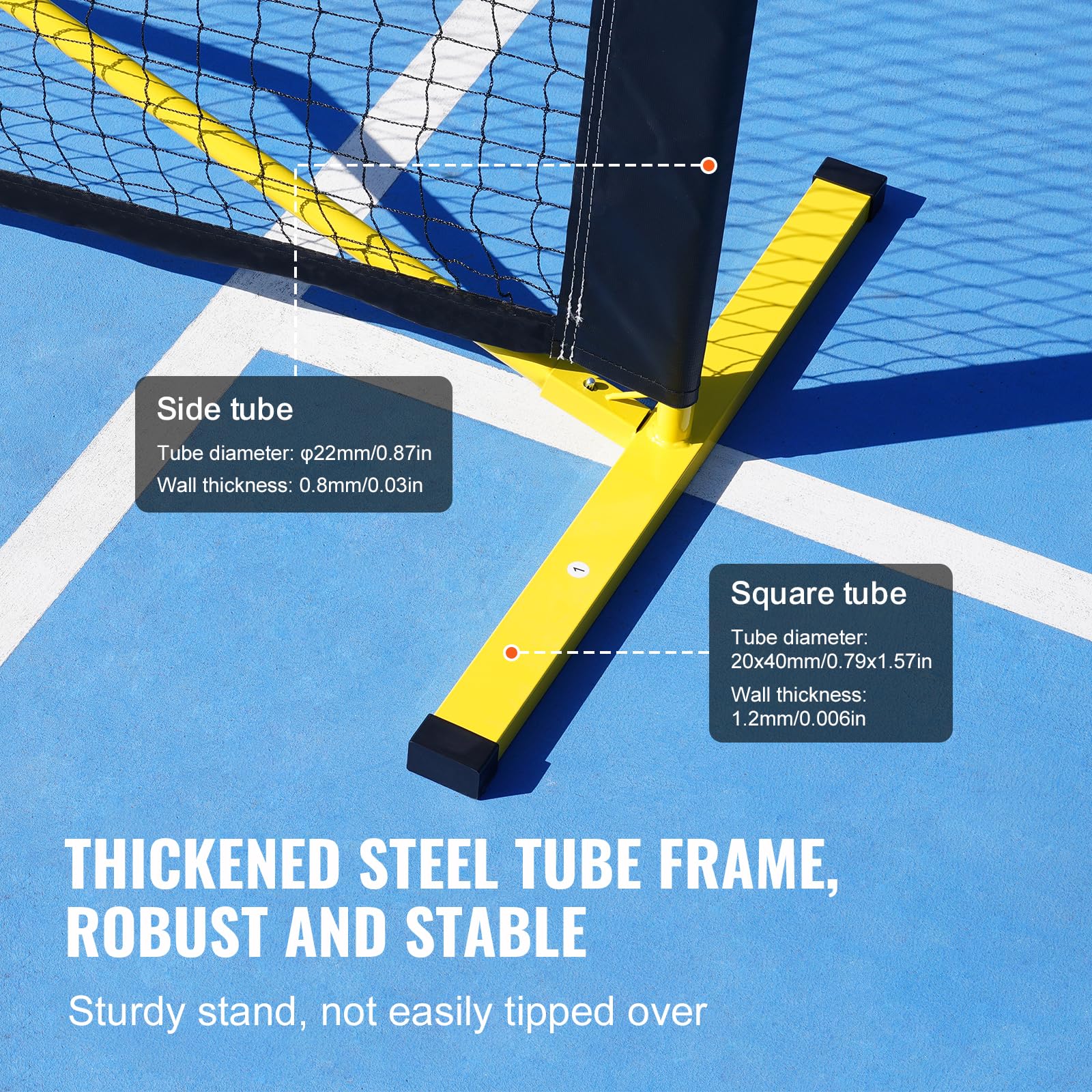 Foto 4 pulgar | Sistema De Red De Pickleball Vevor Portátil De 22 Pies Con Bolsa De Transporte - Venta Internacional.
