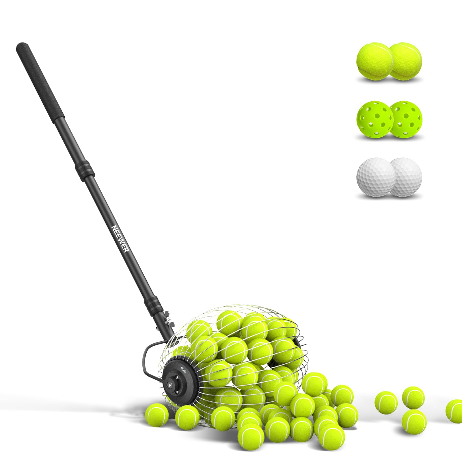 Foto 1 | Roller De Coleccionista De Pelotas De Tenis Neewer Tb01s - Venta Internacional.