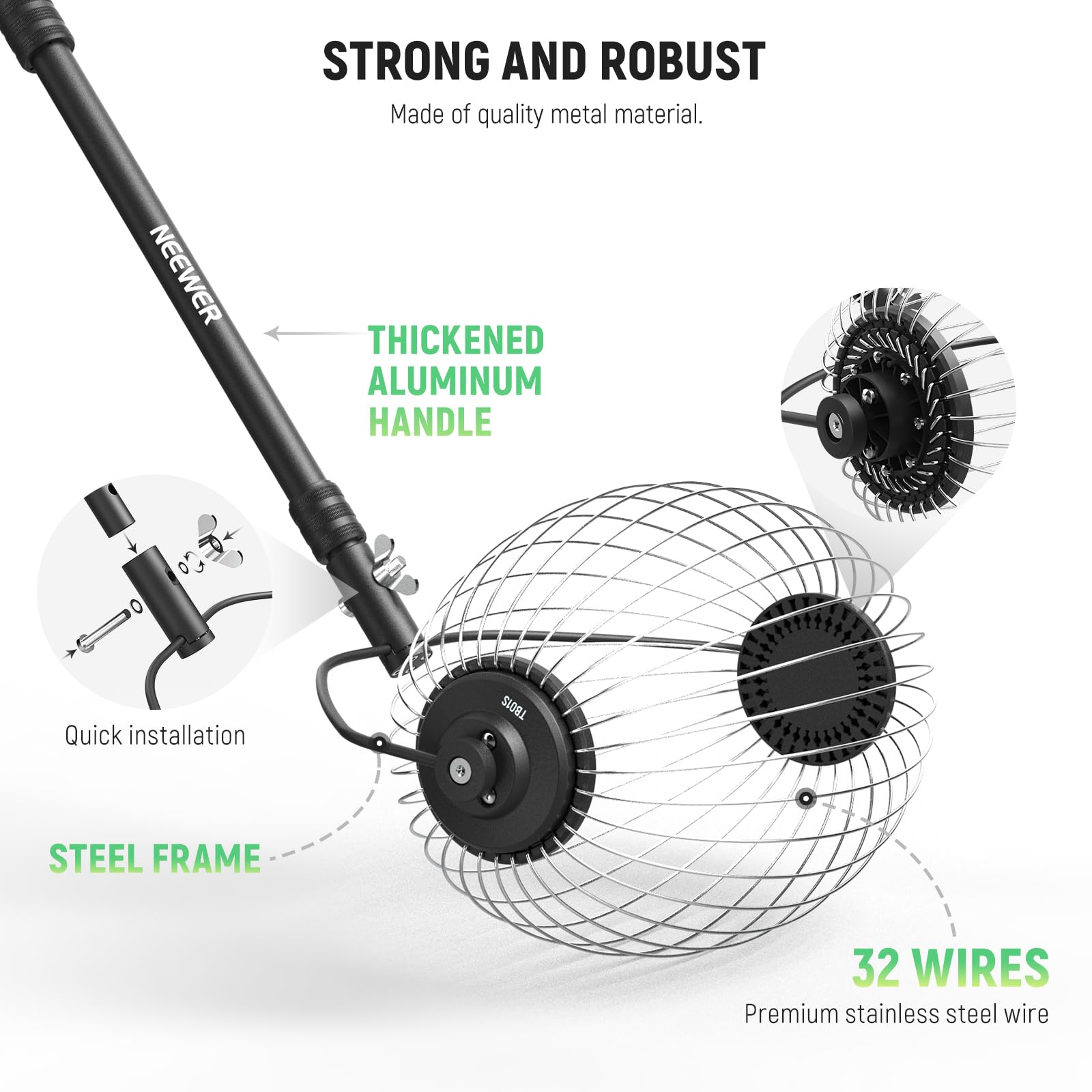 Foto 5 pulgar | Roller De Coleccionista De Pelotas De Tenis Neewer Tb01s - Venta Internacional.