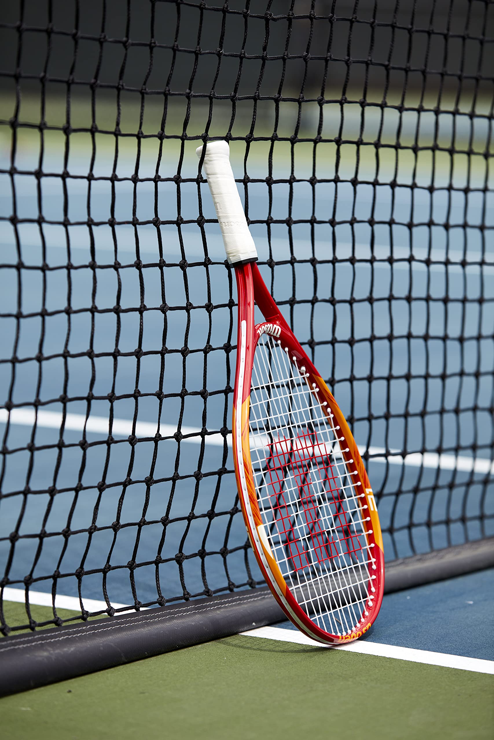 Foto 6 pulgar | Raqueta De Tenis Recreativa Wilson Us Open 21 Para Jóvenes Y Jóvenes, Roja Y Amarilla - Venta Internacional.