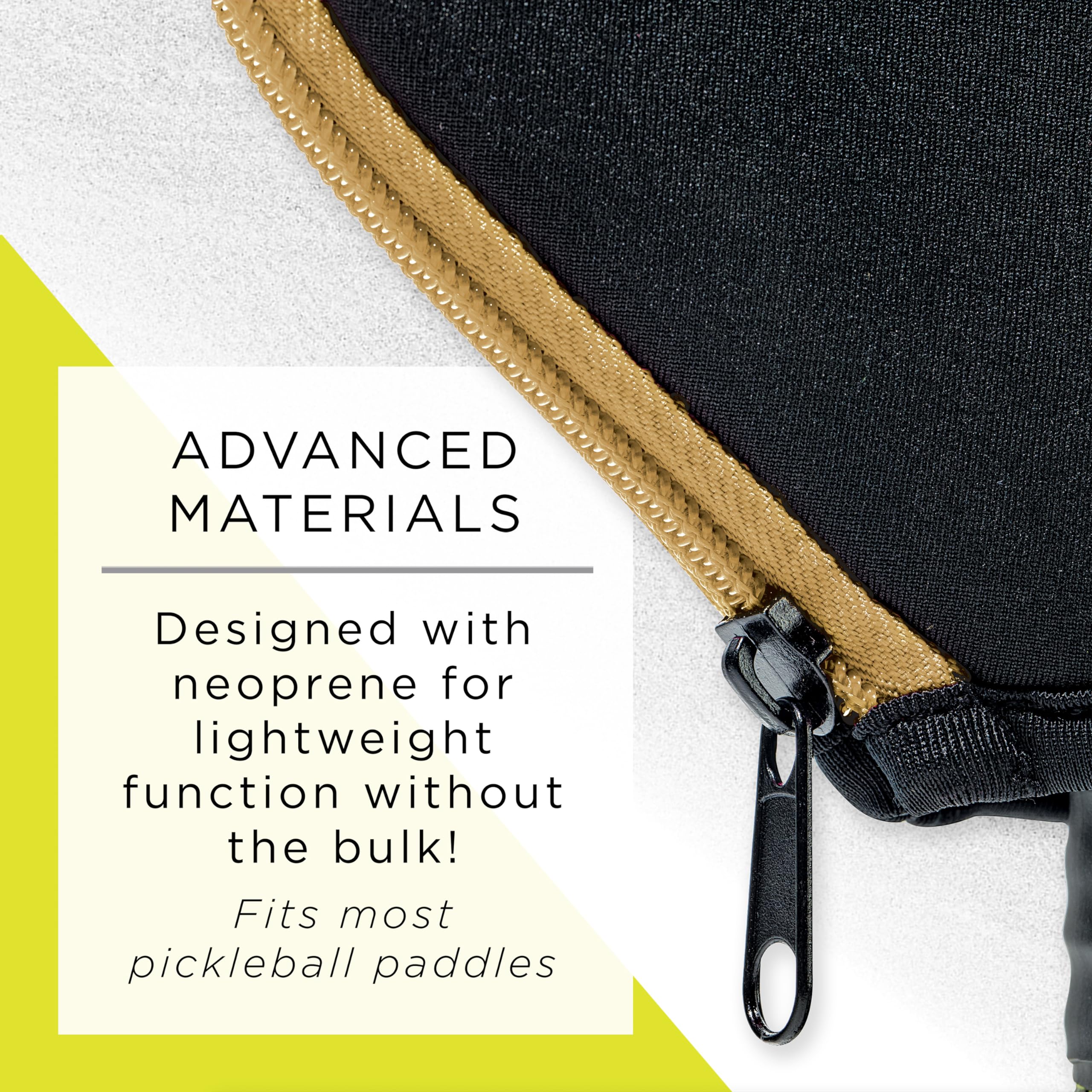 Foto 6 pulgar | Funda Protectora Para Palas De Pickleball Franklin Sports, Color Negro Y Dorado - Venta Internacional.
