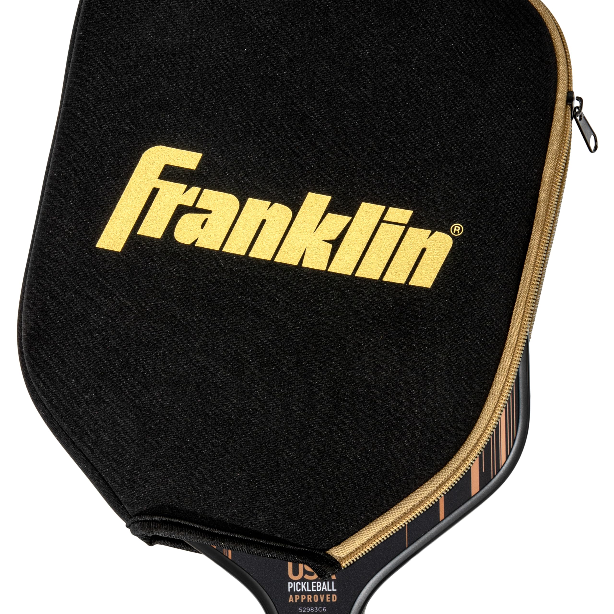 Foto 7 pulgar | Funda Protectora Para Palas De Pickleball Franklin Sports, Color Negro Y Dorado - Venta Internacional.