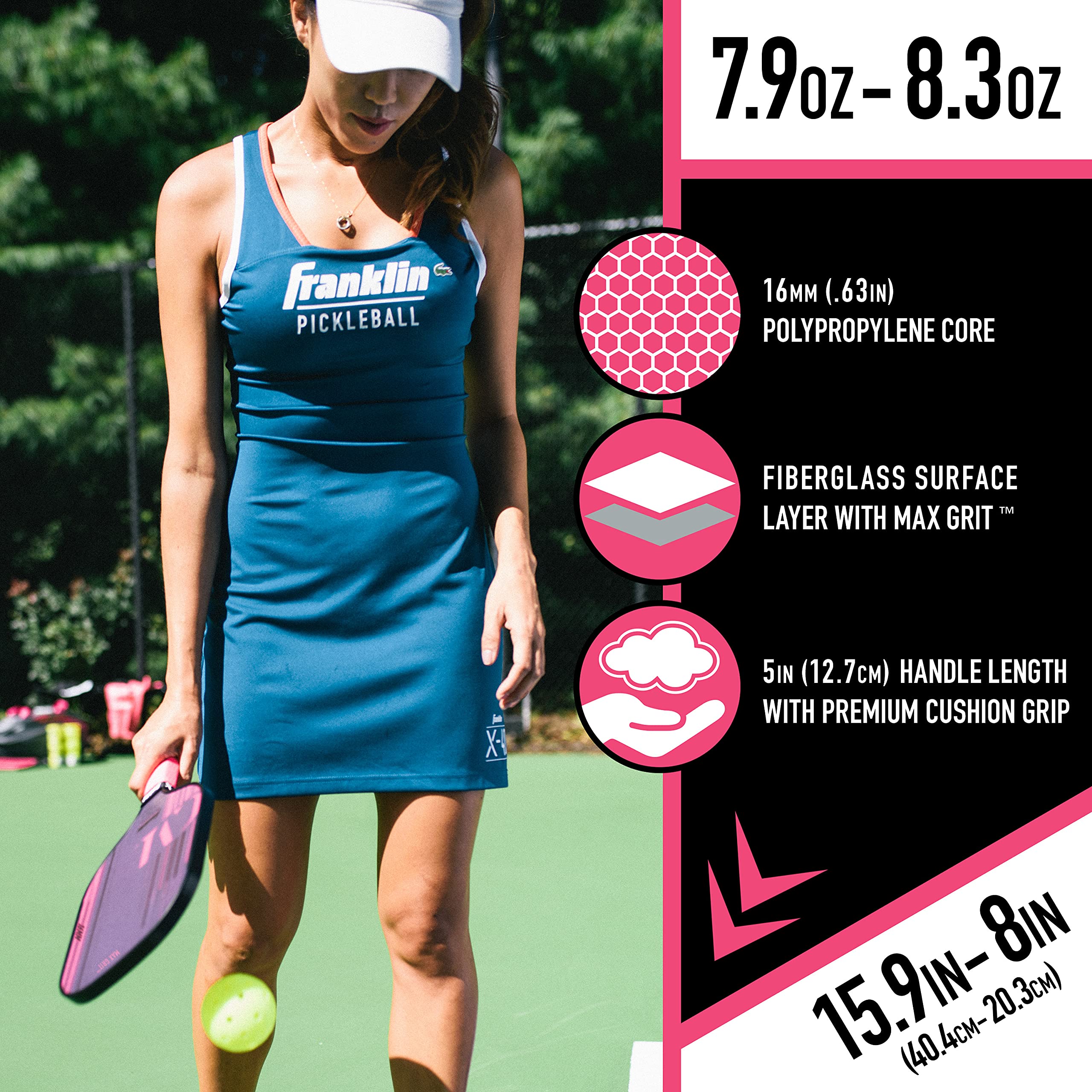 Foto 5 pulgar | Pala De Pickleball Franklin Sports Christine Mcgrath Pro - Venta Internacional.