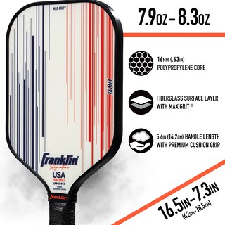 Foto 6 | Paleta De Pickleball Franklin Sports Signature Pro Maxgrit - Venta Internacional.