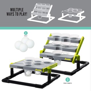 Foto 2 | Set De Juego Cup Pong Franklin Sports Stadium Jumbo, 6 Tazas - Venta Internacional.