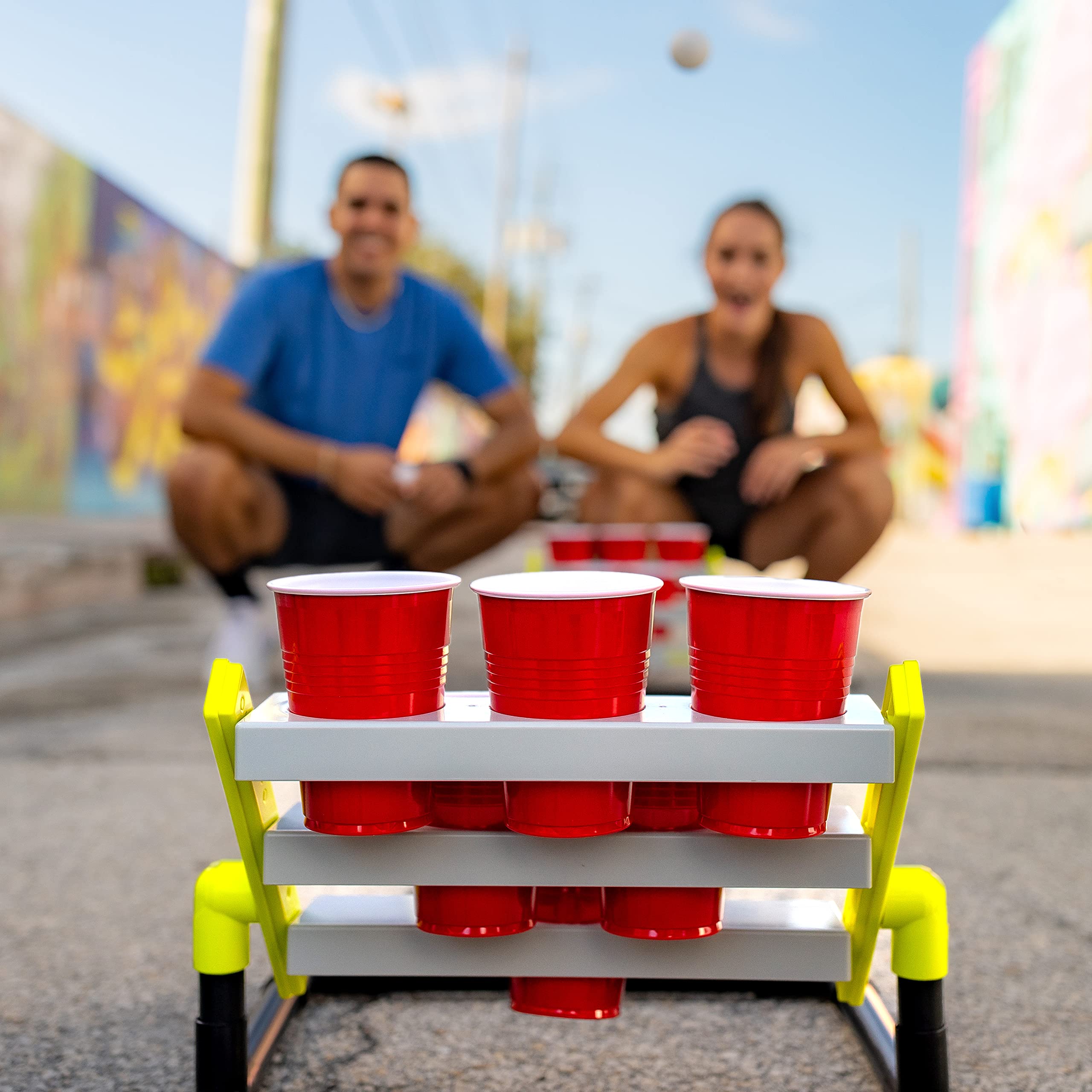 Foto 7 pulgar | Set De Juego Cup Pong Franklin Sports Stadium Jumbo, 6 Tazas - Venta Internacional.